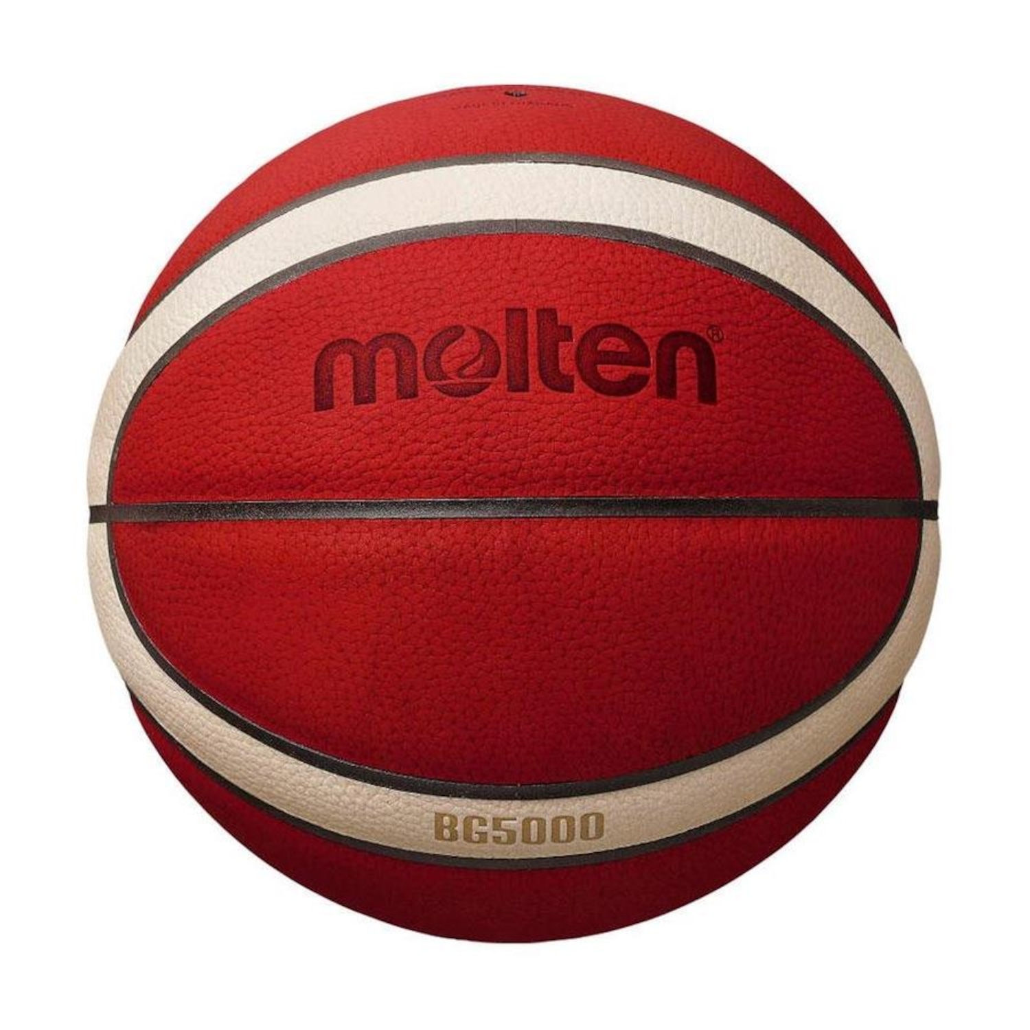 Bola de Basketball Molten Bg5000 em Couro Fiba Approved T7 - Foto 4