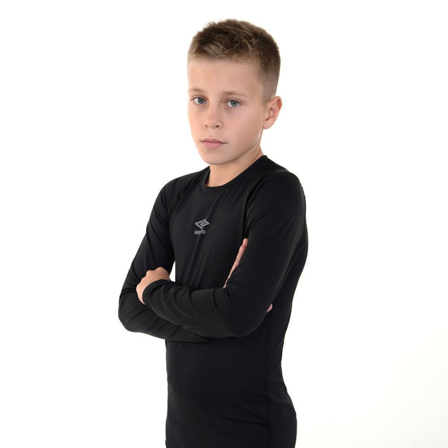 Camisa Manga Longa Umbro Térmica Light - Infantil - Foto 2