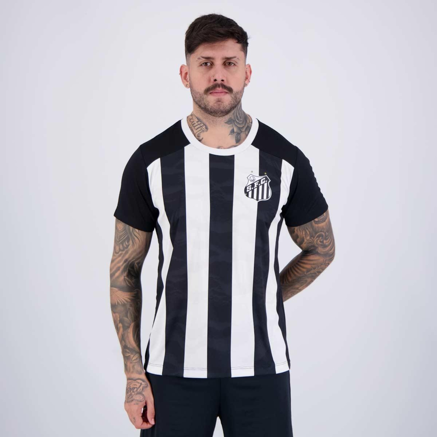 Camiseta do Santos Braziline Matriz Masculina - Foto 1