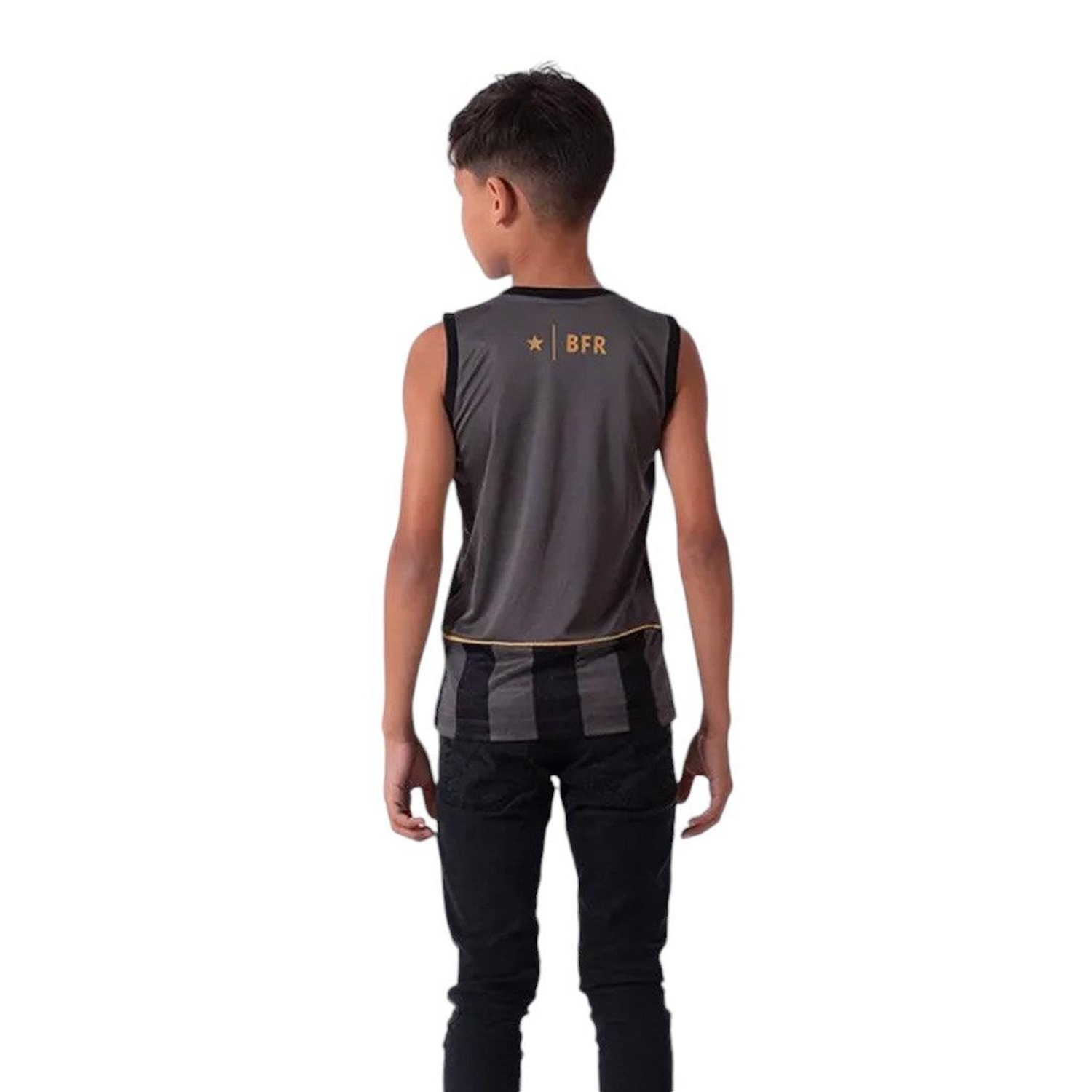Camiseta Regata Braziline Botafogo Fonte - Infantil - Foto 2