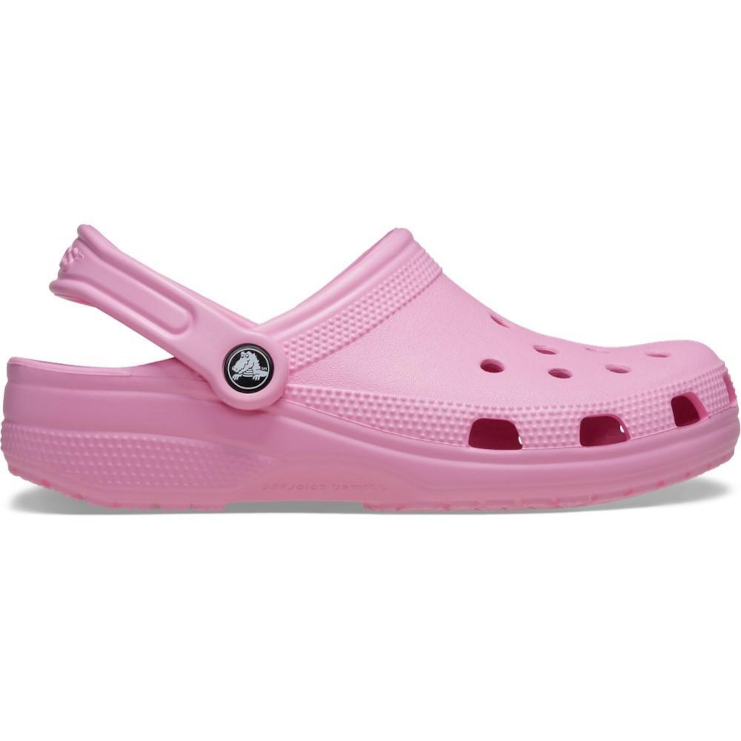 Sandália Crocs Classic Pink Tweed - Unissex - Foto 1