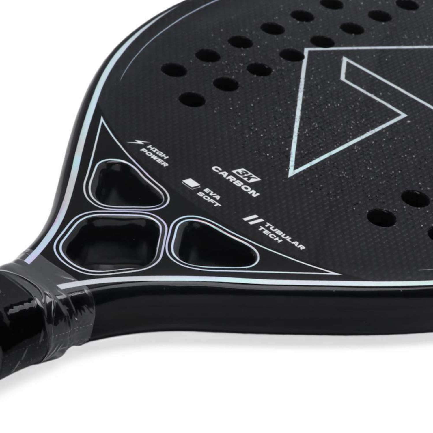 Raquete de Beach Tennis Titan Chrome - Carbono 3K - Foto 3