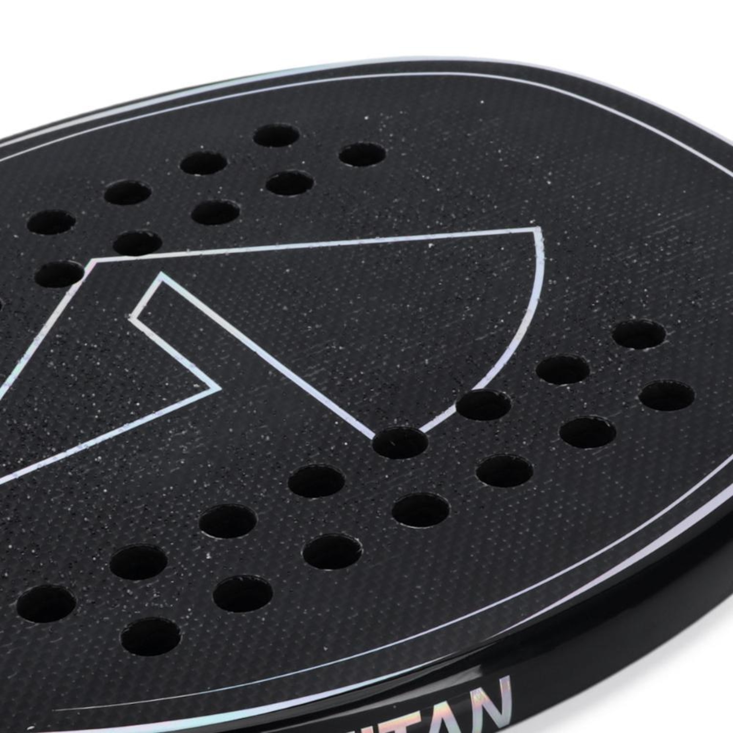 Raquete de Beach Tennis Titan Chrome - Carbono 3K - Foto 4