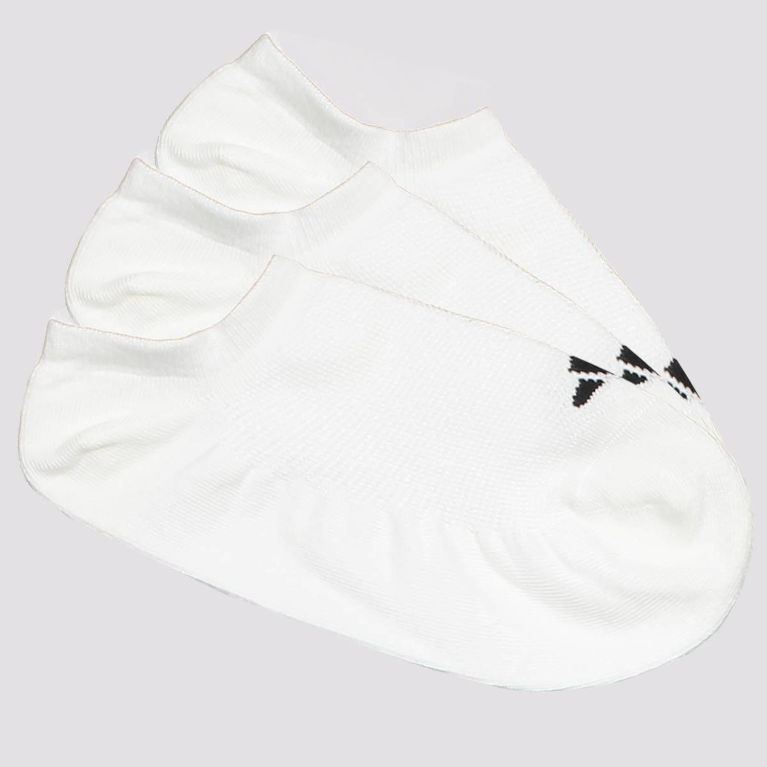 Kit Meias adidas No Show com 3 Pares - Adulto - Foto 1