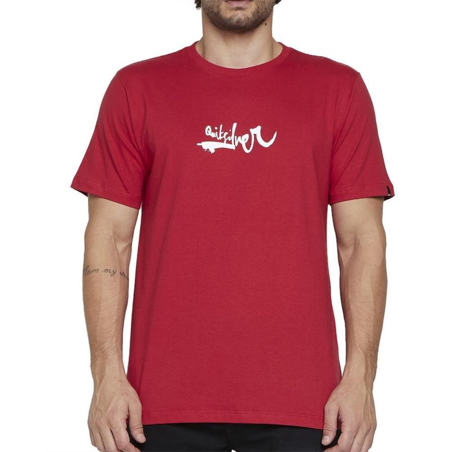 Camiseta Quiksilver Impaired Logo Dna Masculina - Foto 1