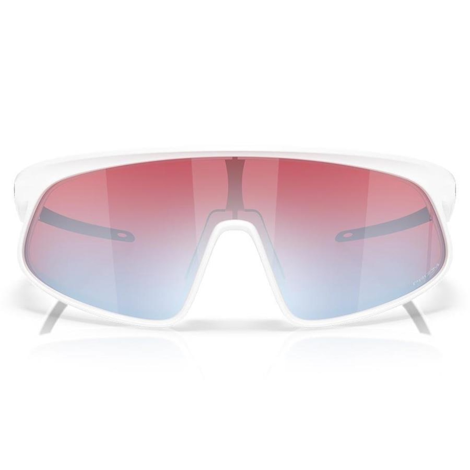Óculos de Sol Oakley Rslv Matte White Prizm Snow Sapphire - Foto 4