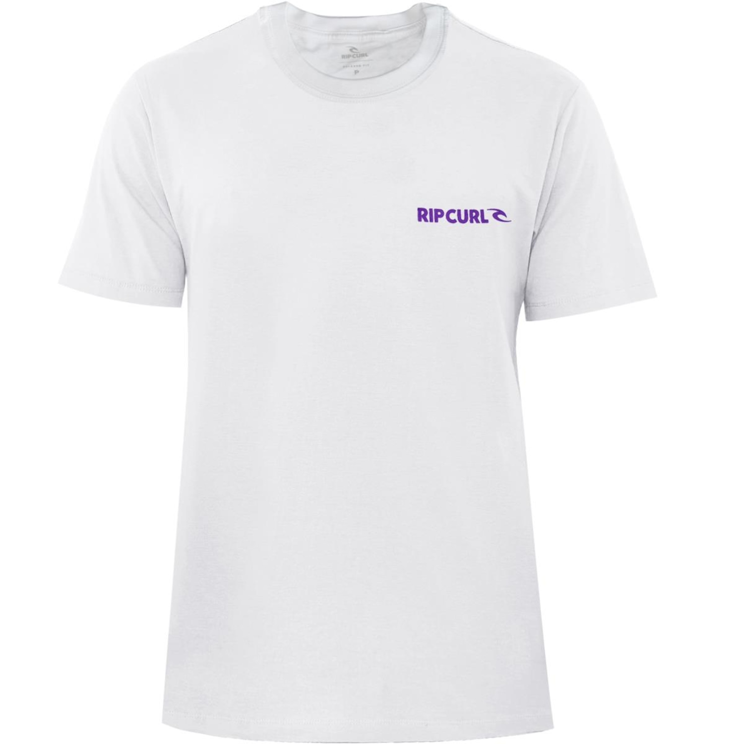 Camiseta Rip Curl Brand Icon White - Masculina - Foto 1