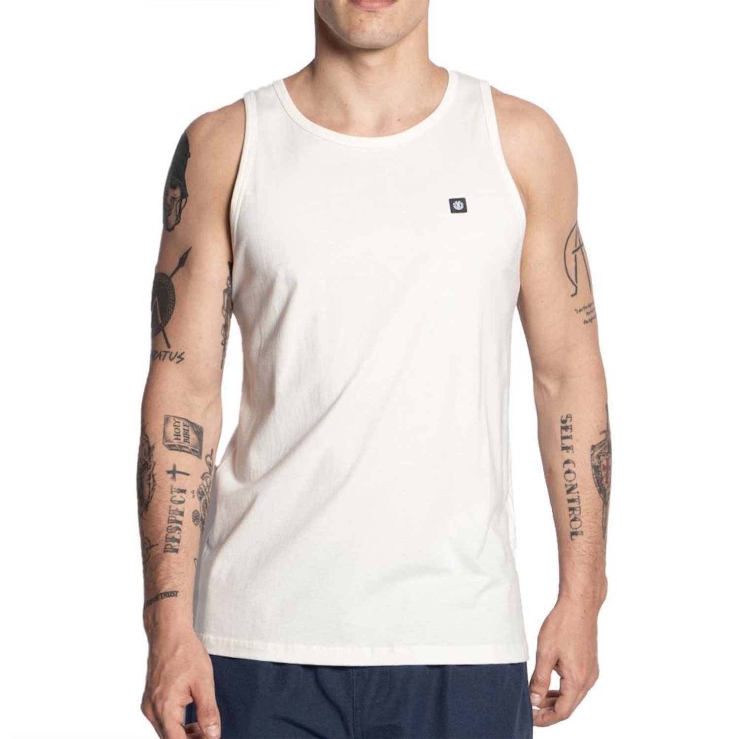 Camiseta Regata Element Mini Patch Sm25 - Masculina - Foto 1