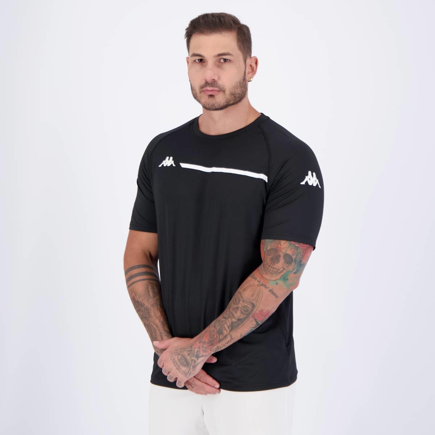 Camiseta Kappa Ecker - Masculina - Foto 3