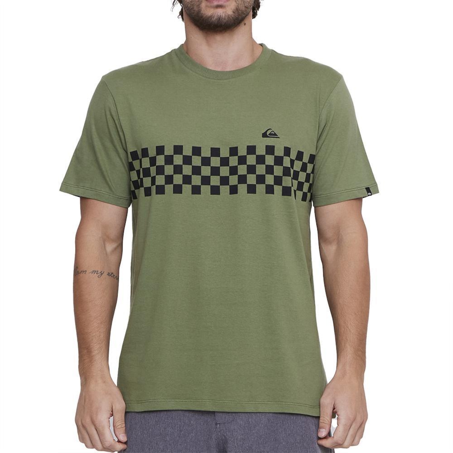 Camiseta Quiksilver Checker Masculina - Foto 1