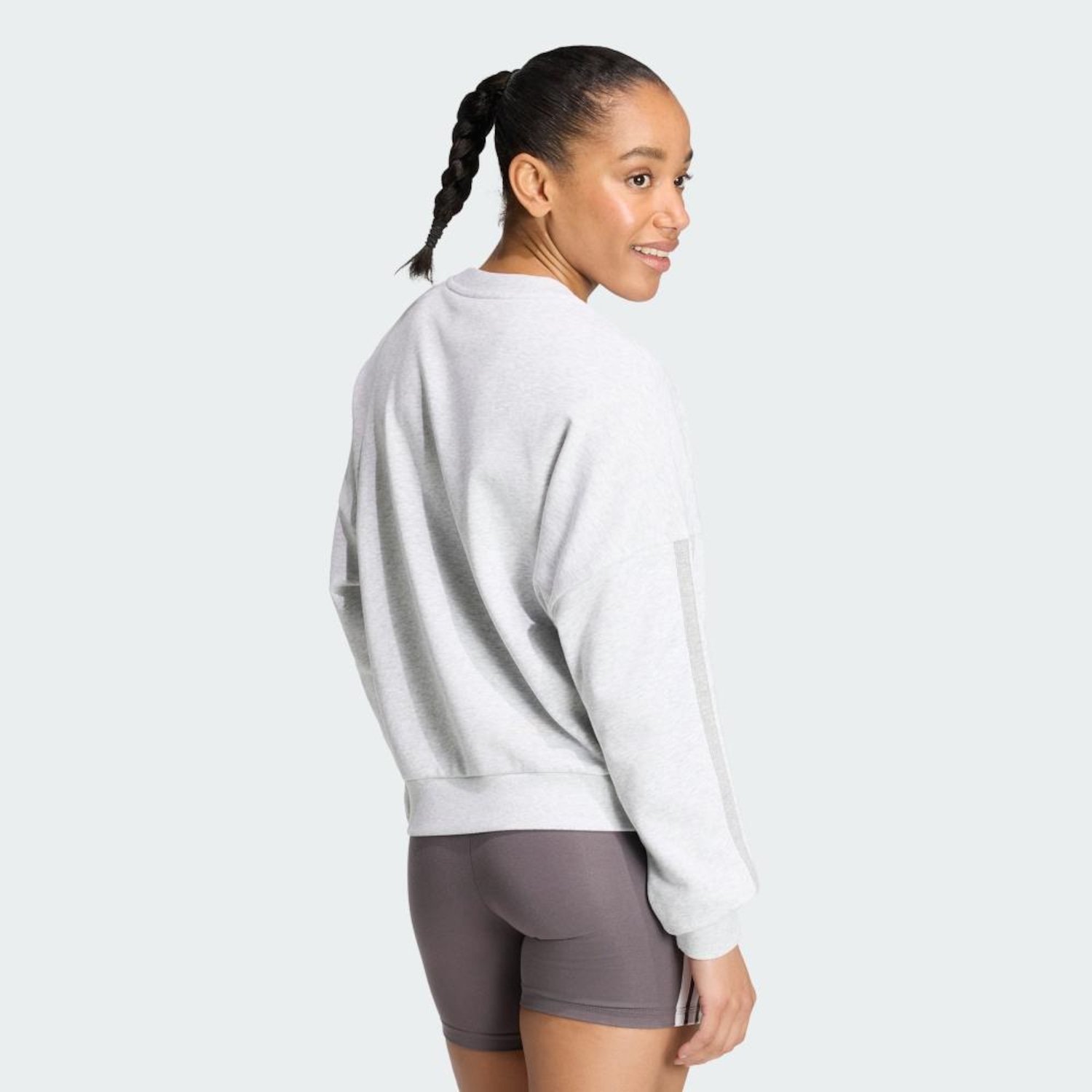 Blusão adidas Essentials Três Listras - Feminina - Foto 3