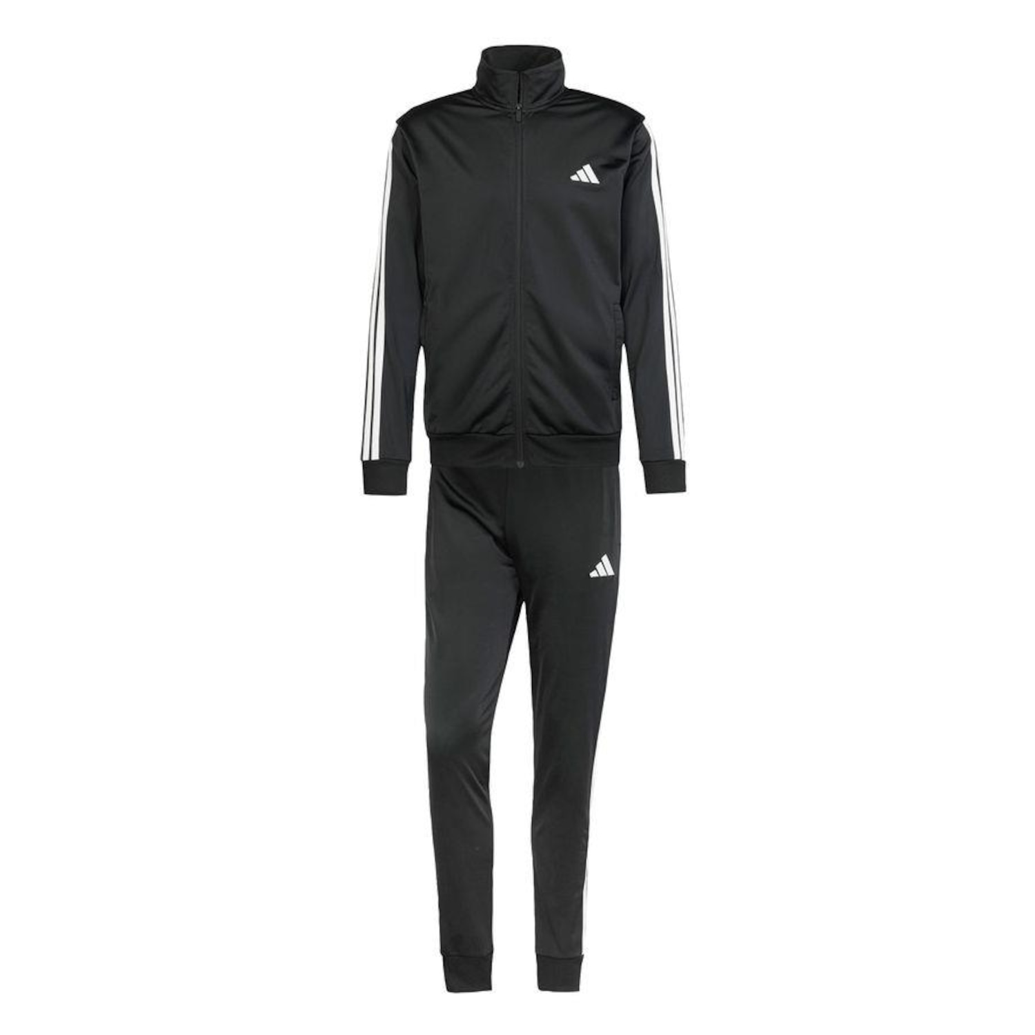Agasalho adidas Sportswear Basic Três Listras Tricot - Masculino - Foto 1