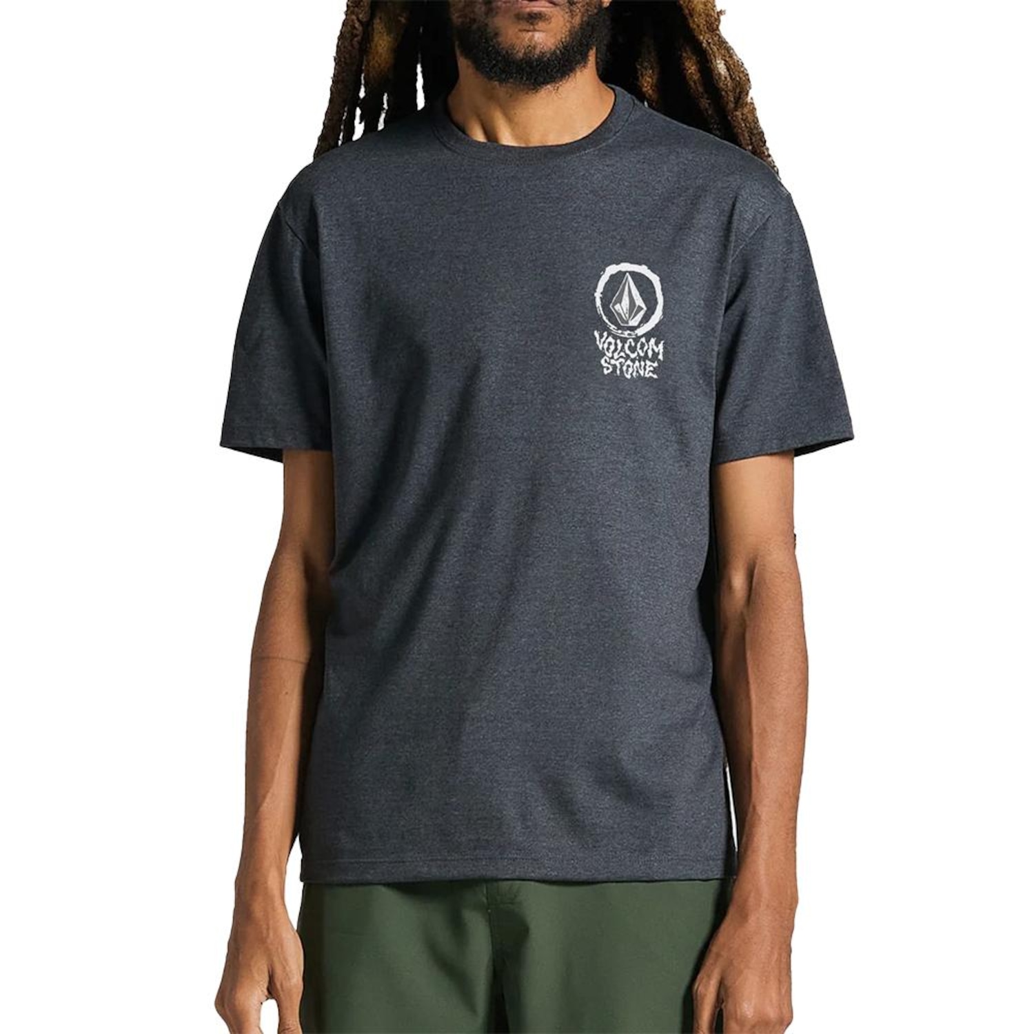 Camiseta Volcom Inked SM25 - Masculina - Foto 1