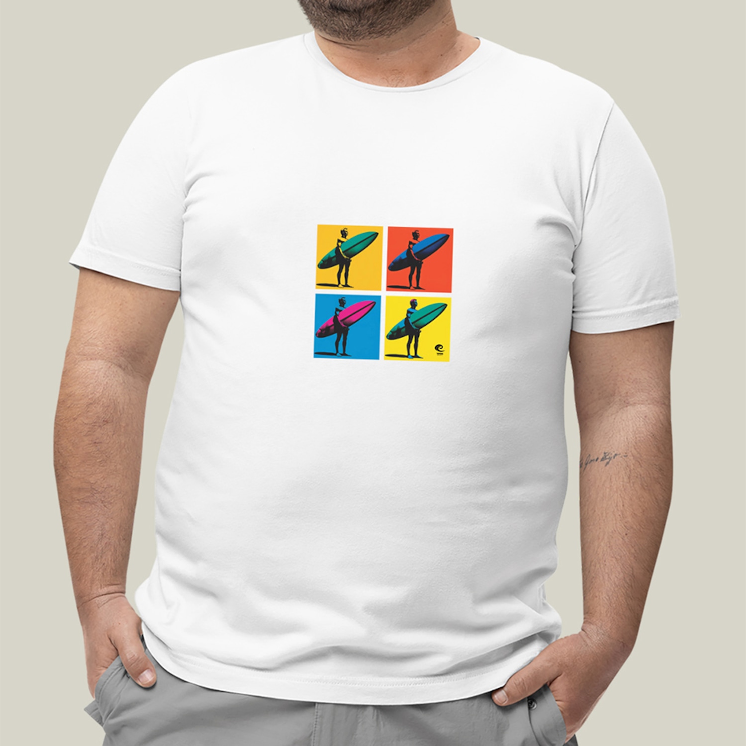 Camiseta Plus Size Prime Pop Surf WSS - Masculina - Foto 1