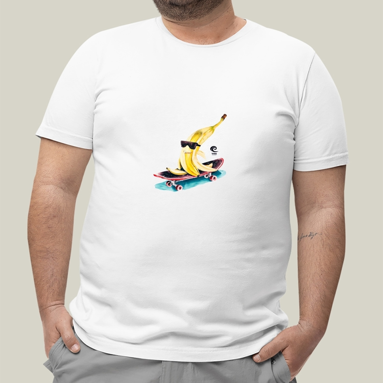 Camiseta Plus Size Prime Radical Banana WSS - Masculina - Foto 1