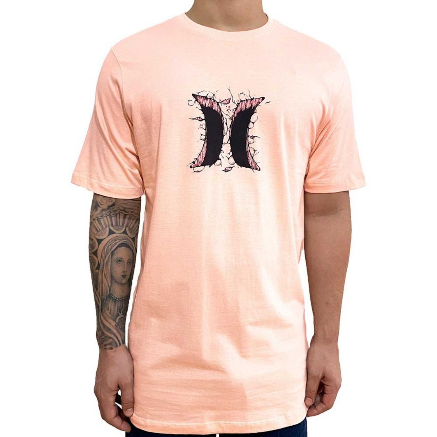Camiseta Hurley Hole SM25 - Masculina - Foto 1