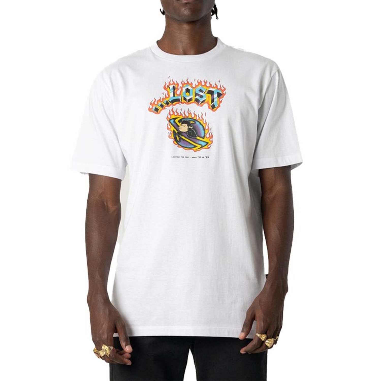 Camiseta Lost Flames - Masculina - Foto 1