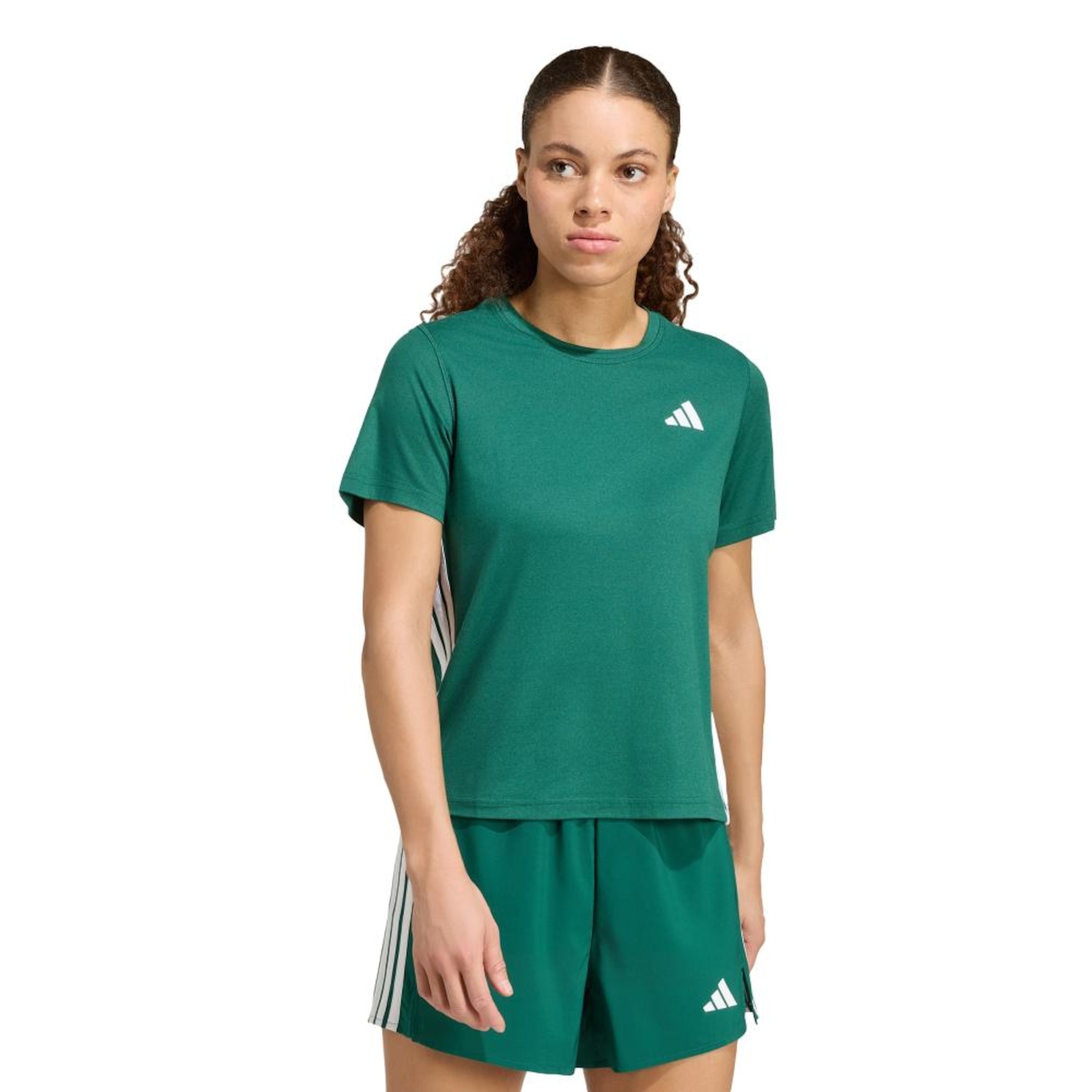 Camiseta Treino adidas Essentials 3-Stripes - Feminina - Foto 1