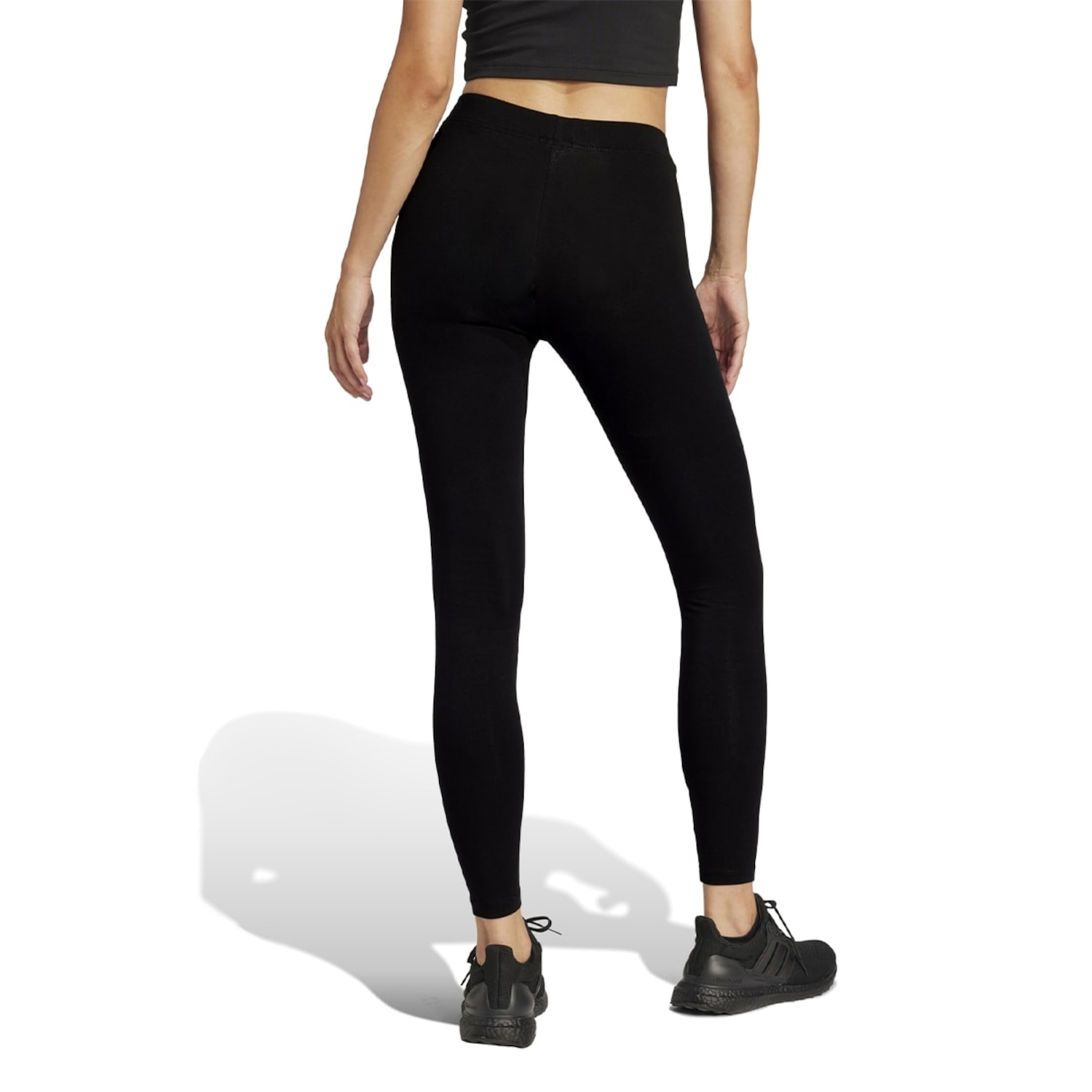 Calça Legging Adidas Feminina Cintura Alta Essentials Linear Feminino - Foto 2