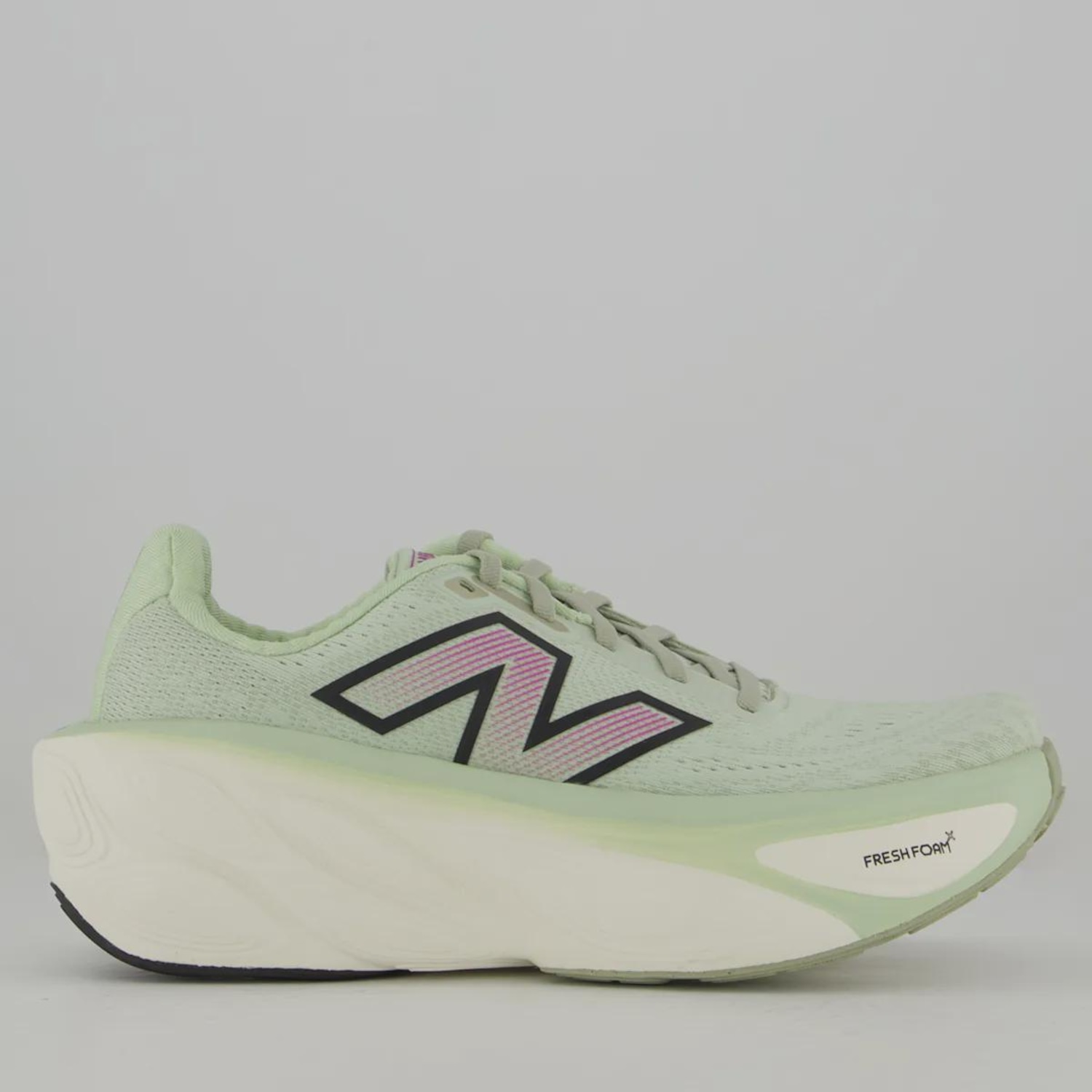 Tênis New Balance Fresh Foam X More V5 Feminino Verde - Foto 1