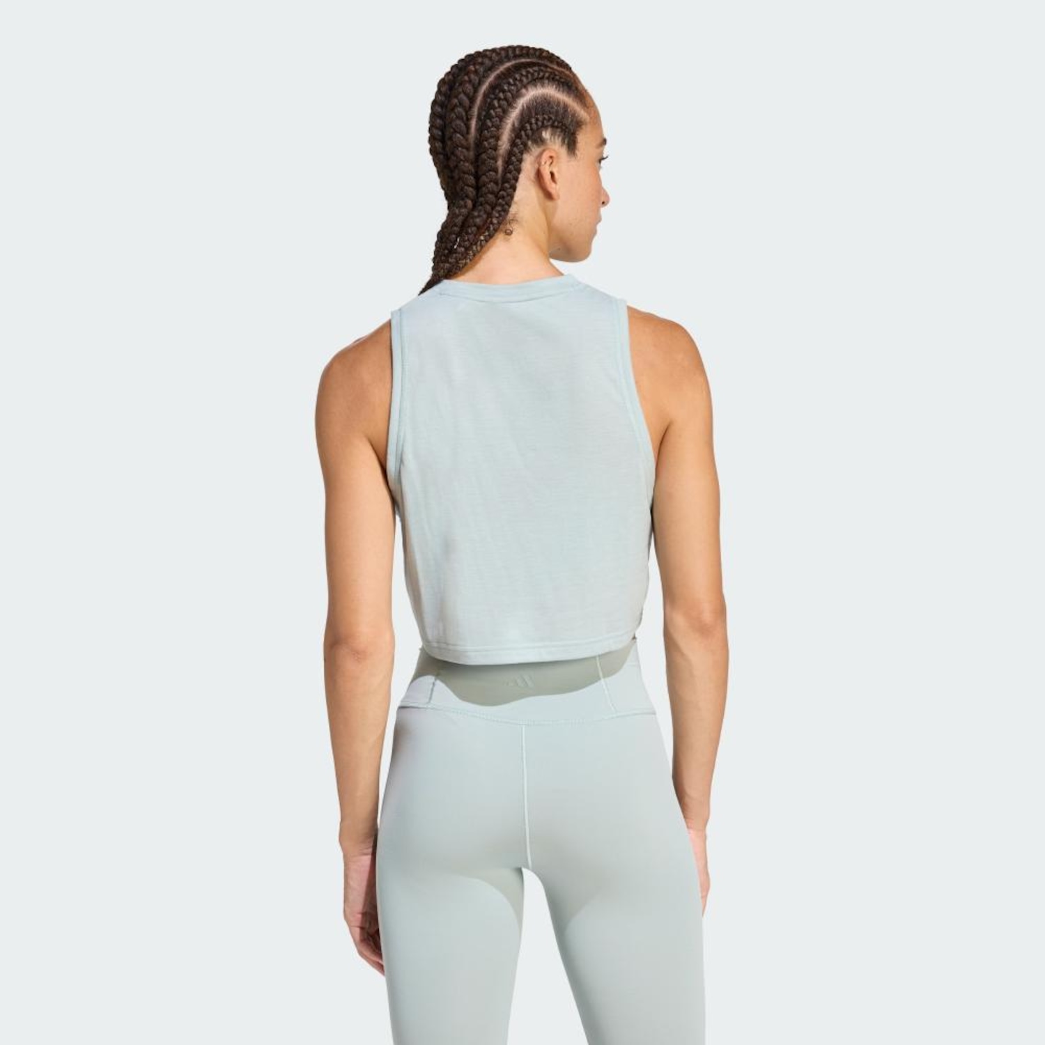 Camiseta Regata Treino adidas Boxy Essentials Workout - Feminina - Foto 3