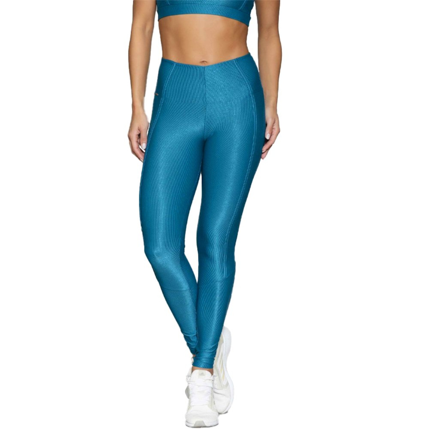 Calça Legging Run More Glow - Feminina - Foto 1