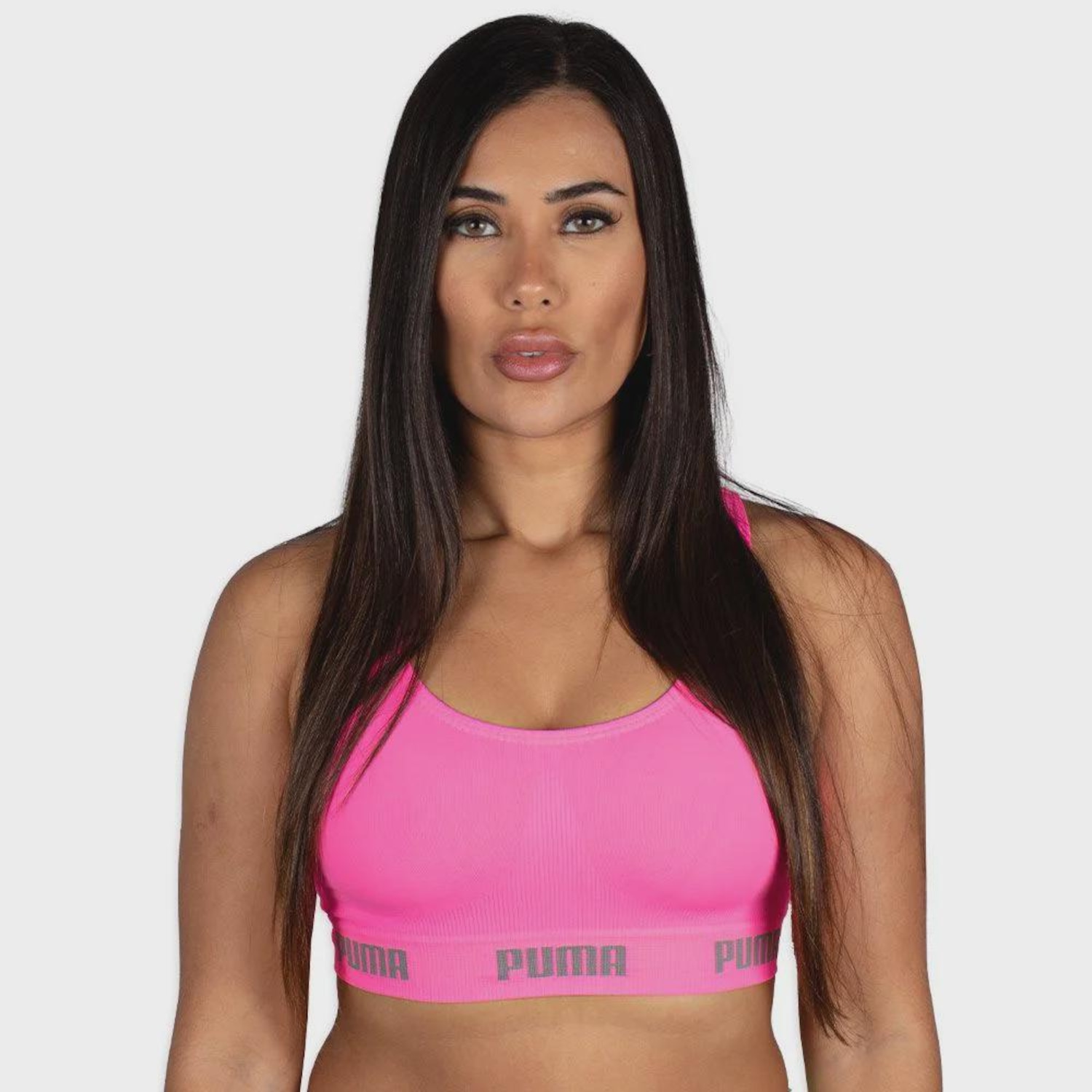 Top Puma Sem Costura - Feminino - Foto 1