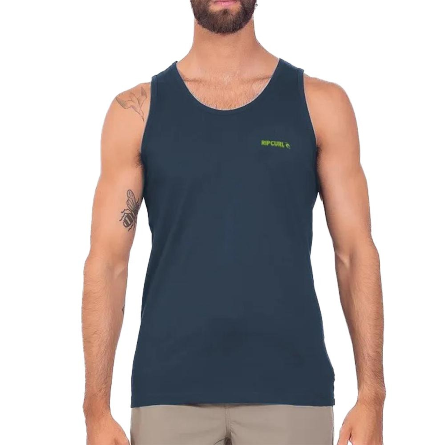 Camiseta Regata Rip Curl Brand Icon Big - Masculina - Foto 1