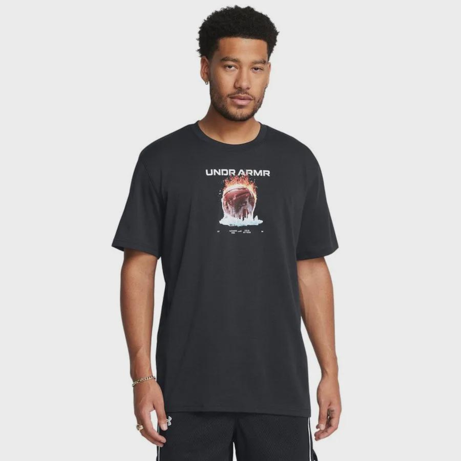 Camiseta Under Armour Fire Ice Basquete - Masculina - Foto 1