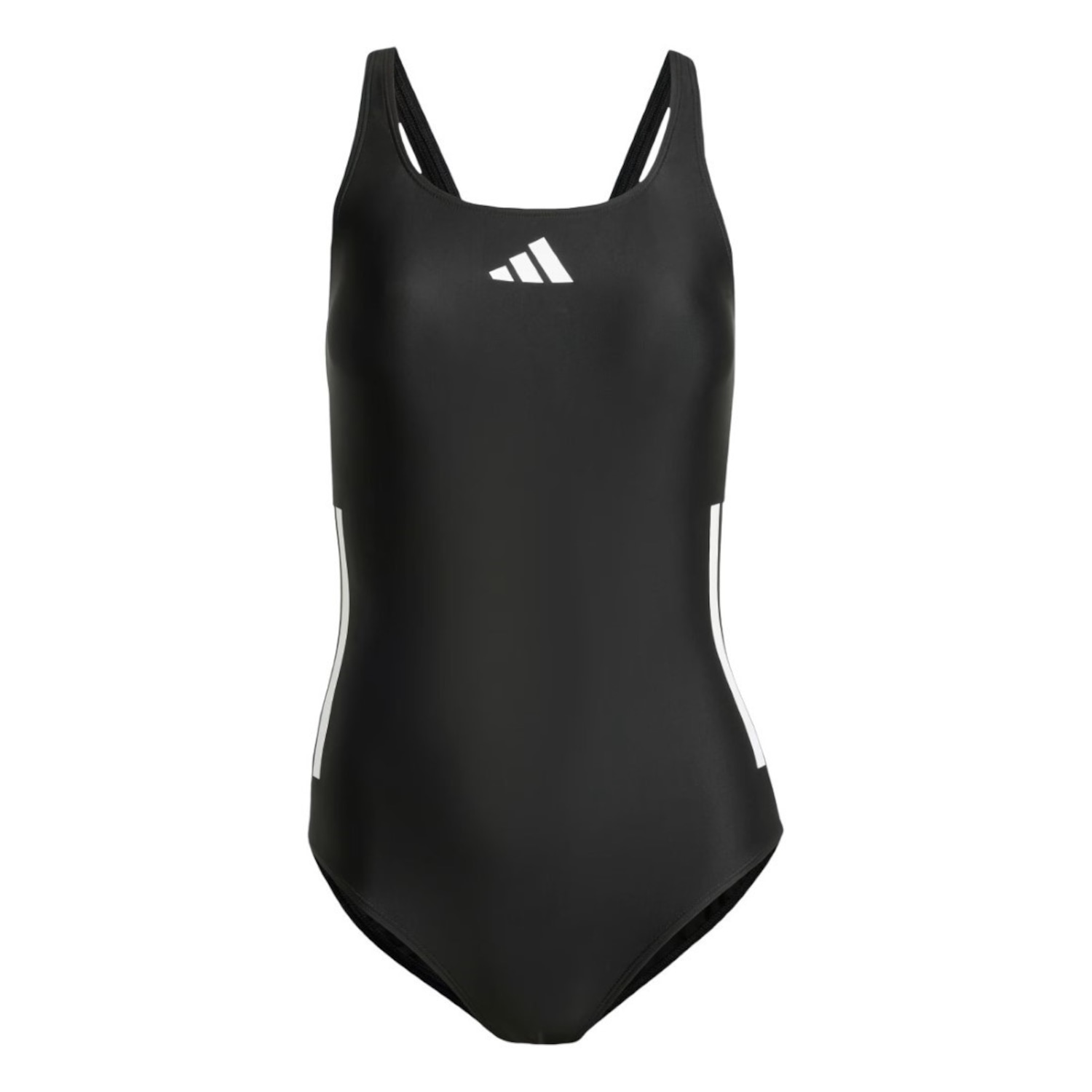 Maiô adidas 3 Listras - Feminino - Foto 1