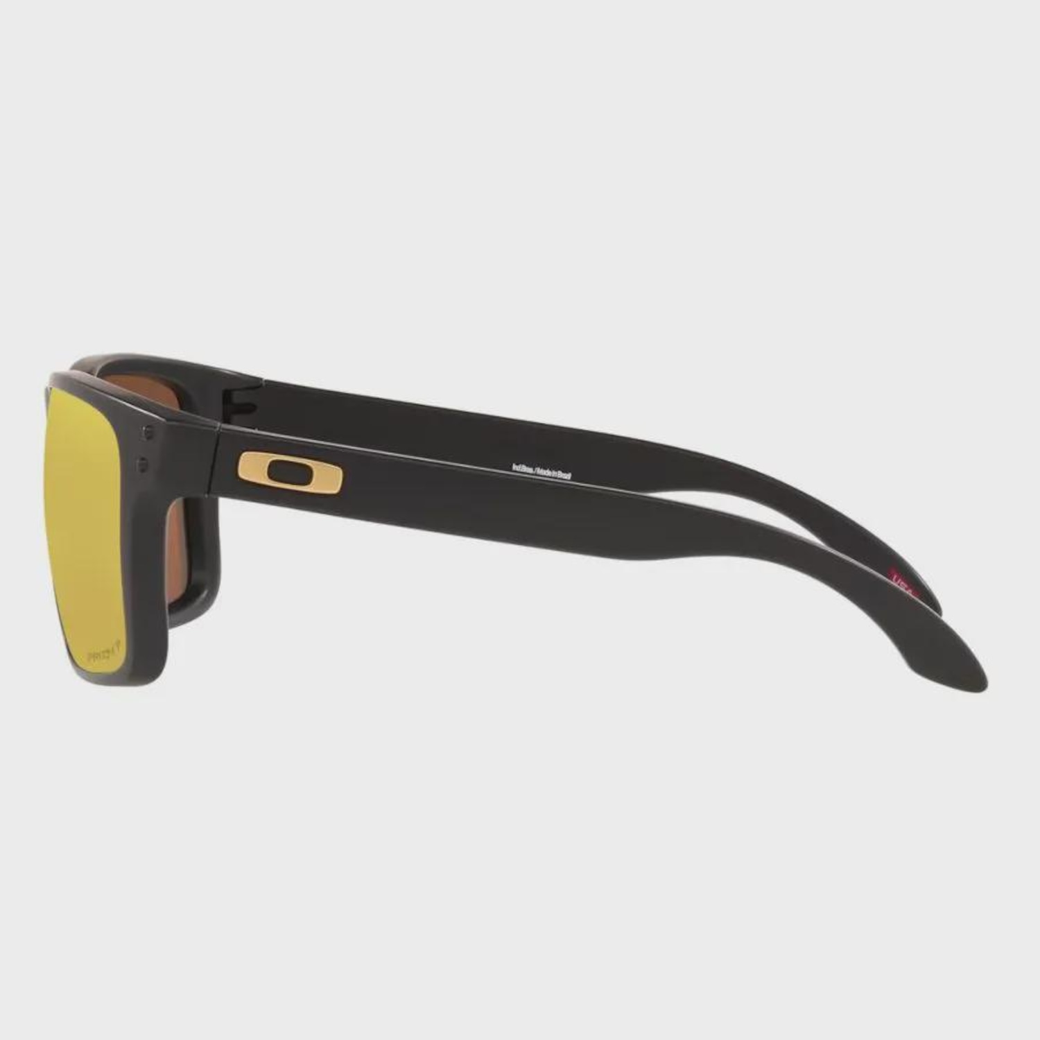 Óculos de Sol Unissex Oakley Holbrook XL Matte Black Prizm 24k Polarized - Foto 3