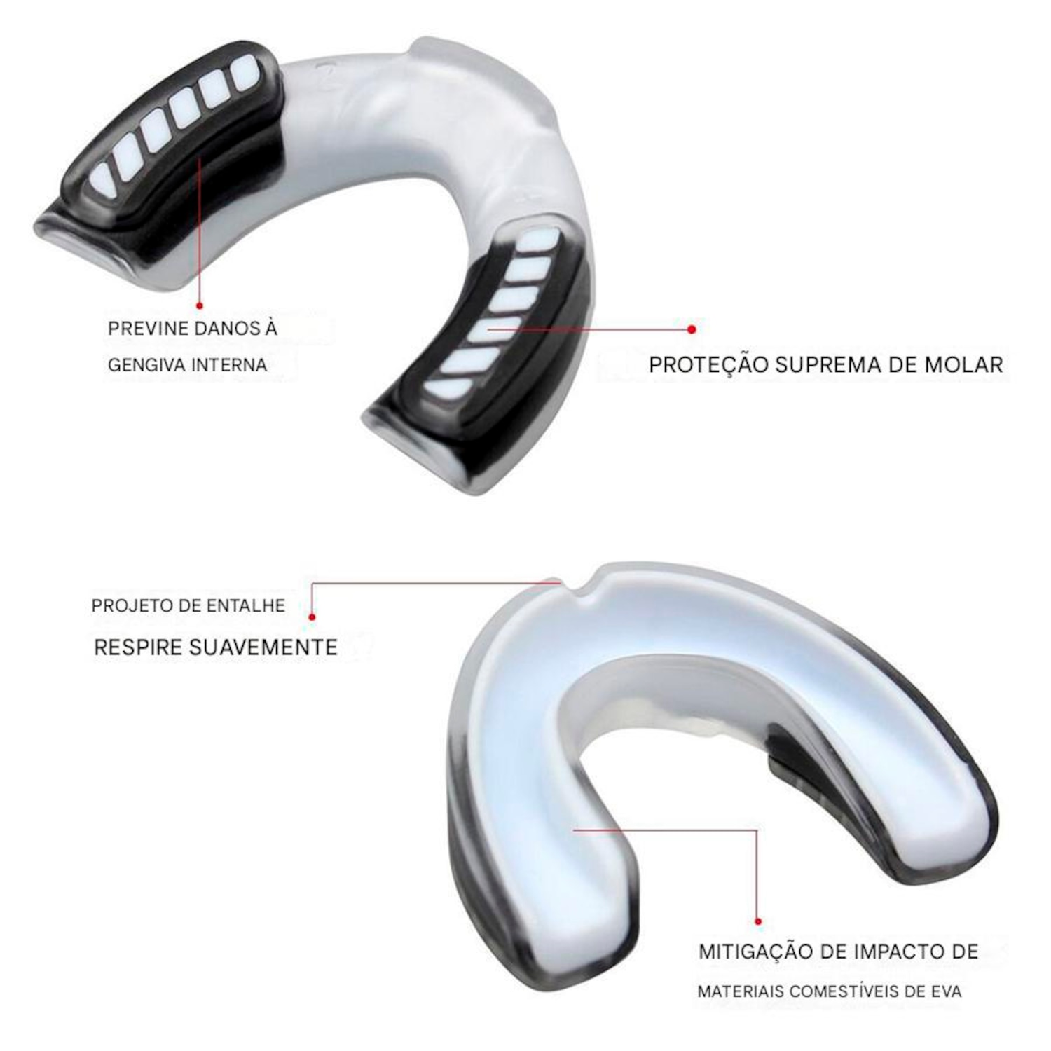 Protetor Bucal Gold Sports Profissional Fit Ii com Caixa - Foto 3