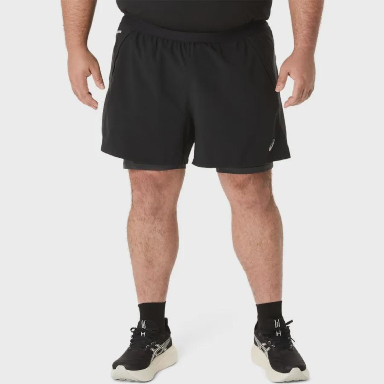 Short Asics Road 5in - Masculino - Foto 1