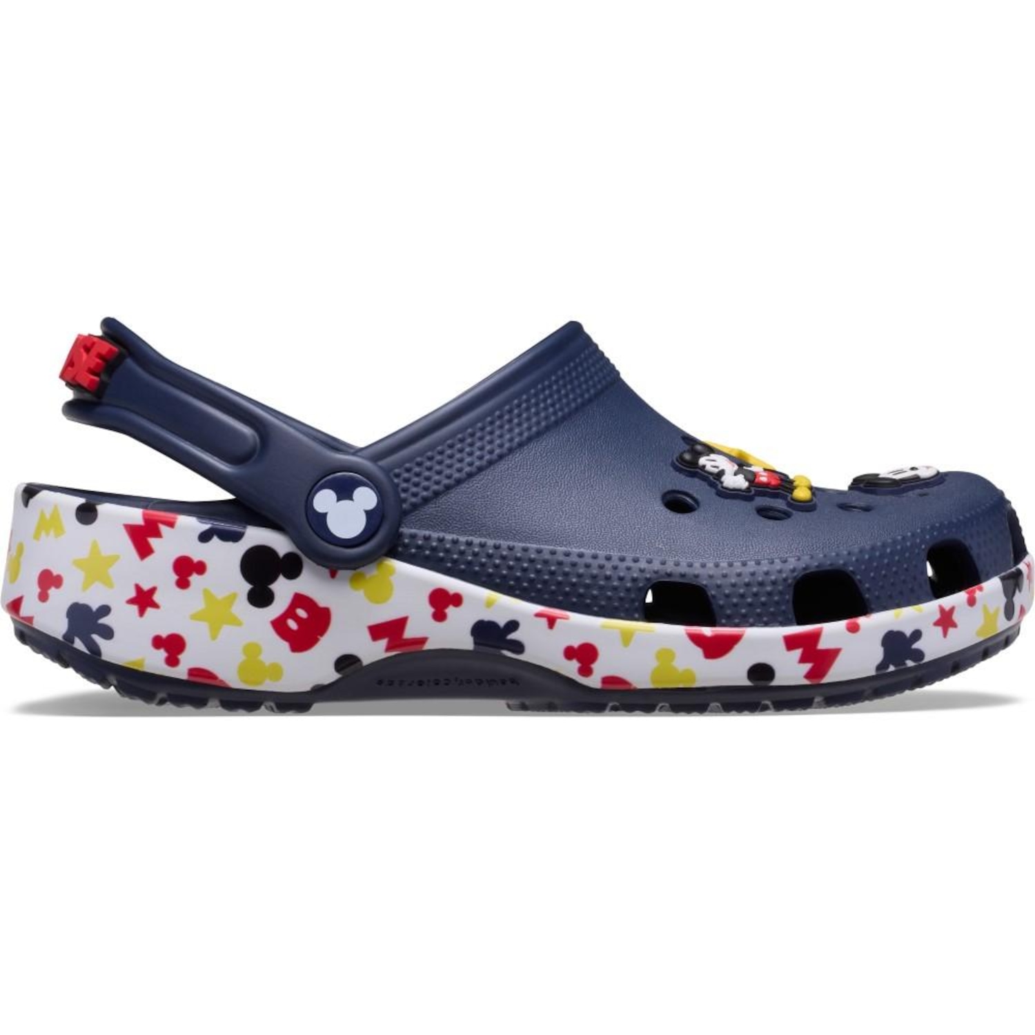 Sandália Crocs Mickey and Friends Classic Clog T Multi - Unissex - Foto 1