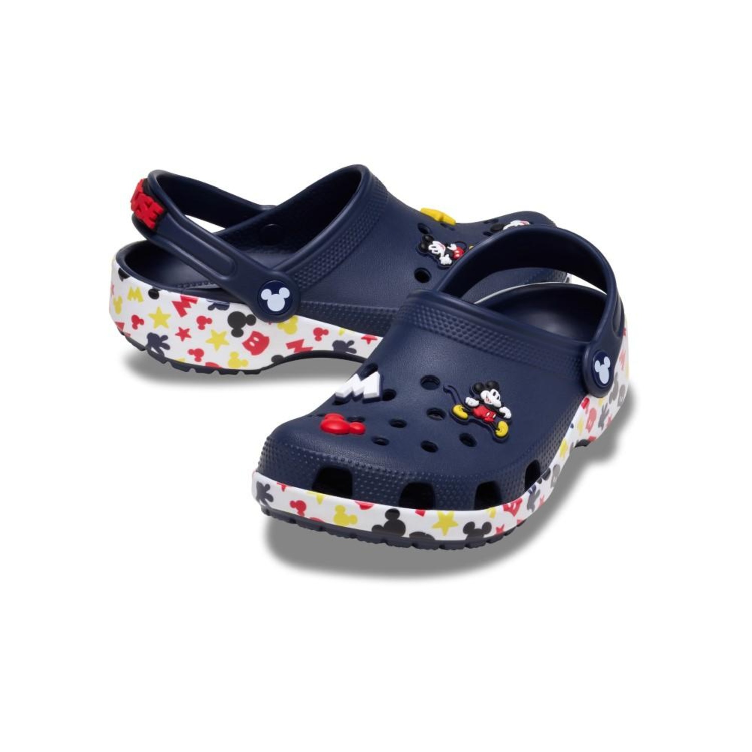 Sandália Crocs Mickey and Friends Classic Clog T Multi - Unissex - Foto 4