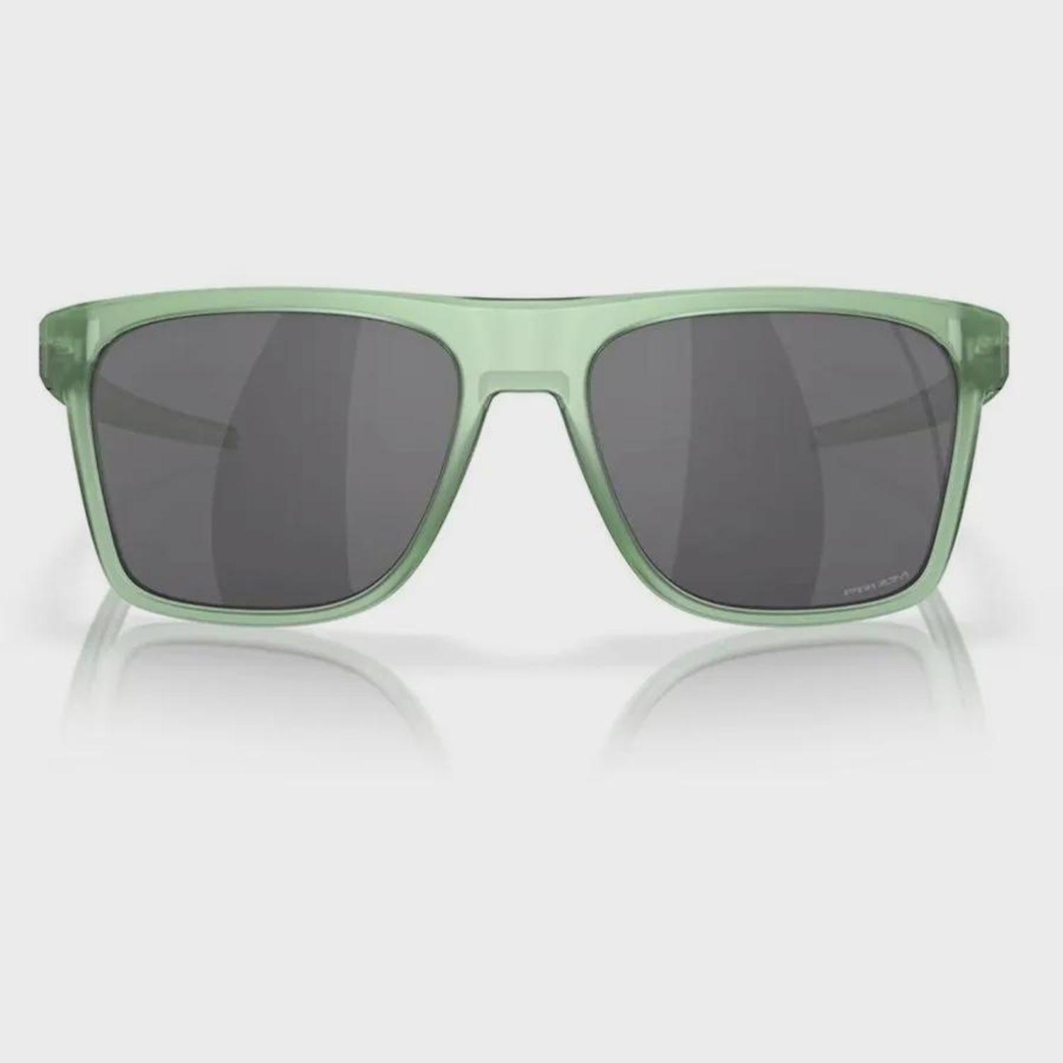Óculos de Sol Unissex Oakley Leffingwell Matte Trans Jade Prizm Black - Foto 4
