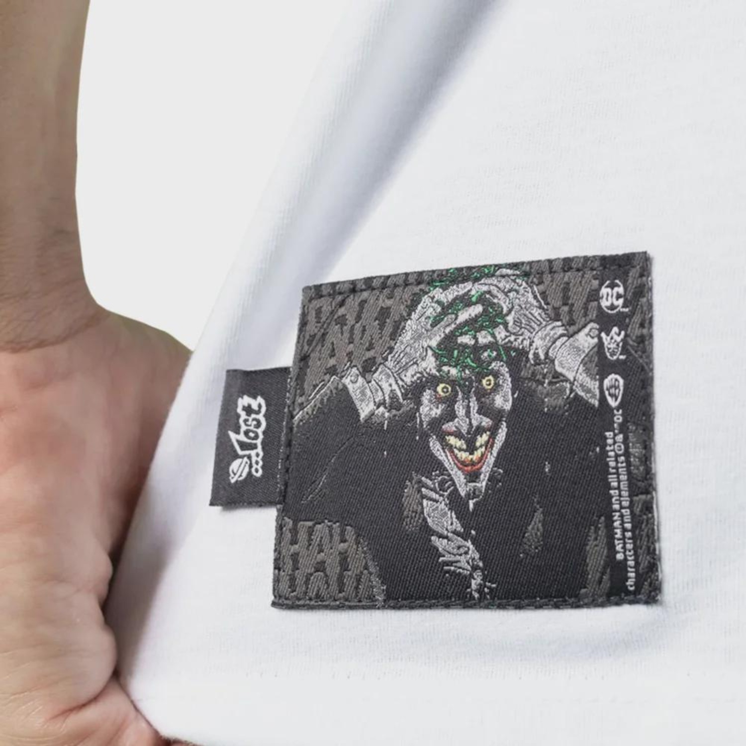 Camiseta Lost Joker Hahaha Uv - Masculina - Foto 3