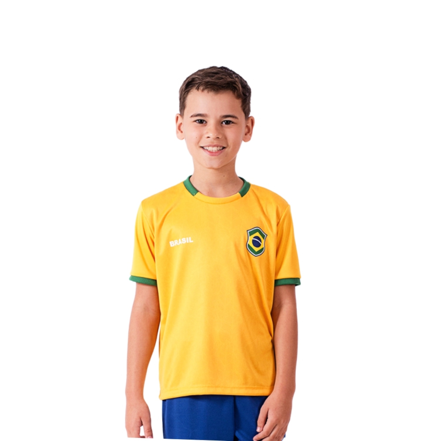 Conjunto do Brasil Braziline Mini Craque Canarinho - Infantil - Foto 1