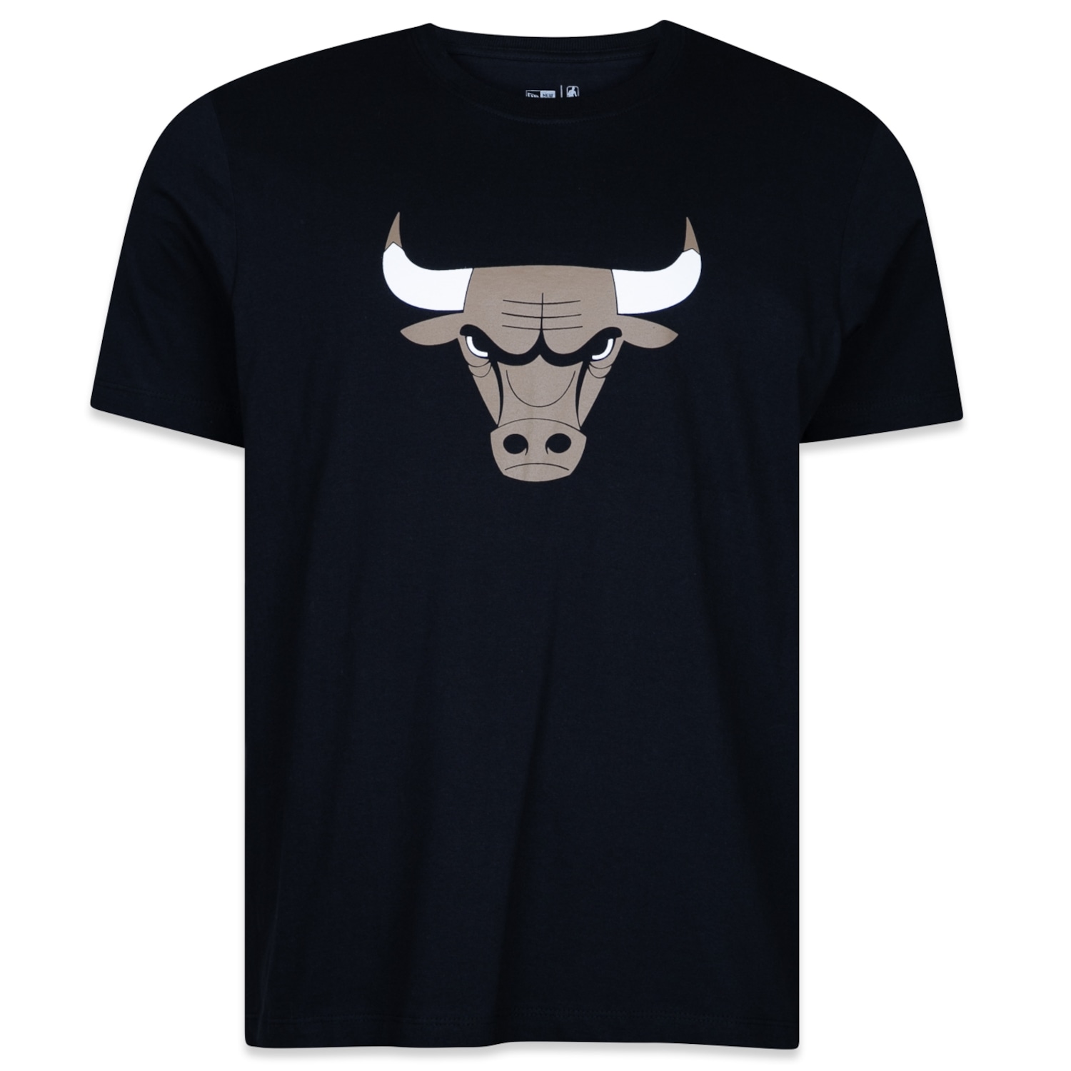Camiseta New Era Regular NBA Chicago Bulls Core - Masculina - Foto 1