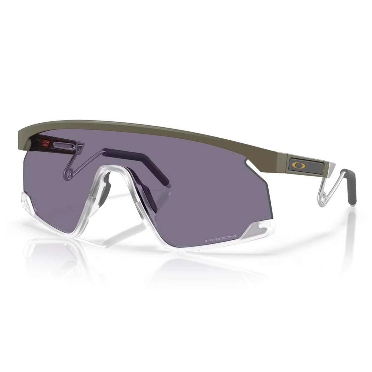 Óculos de Sol Oakley BXTR Metal Latitude Matte Moss 1239 - Unissex - Foto 1