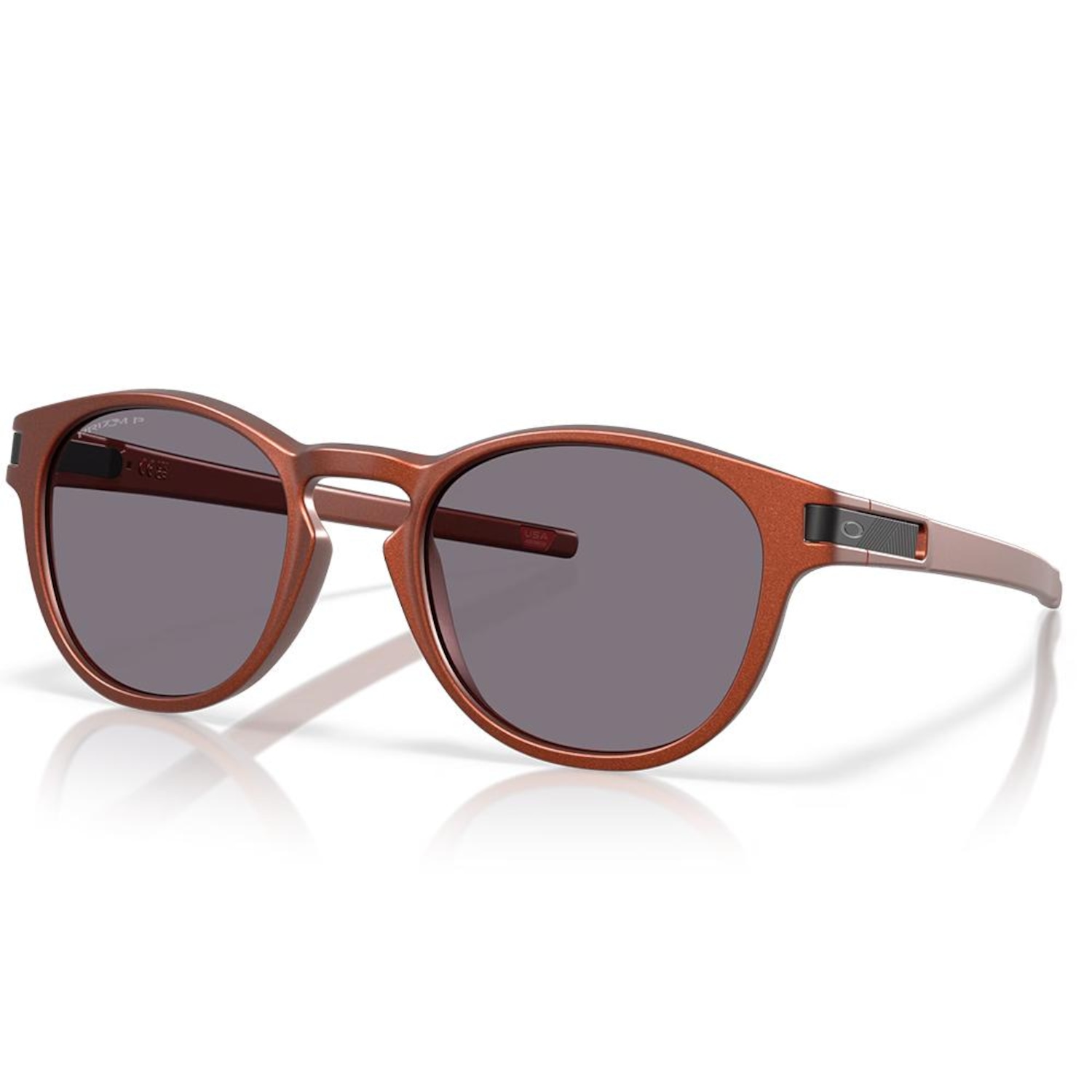 Óculos de Sol Oakley Latch Forge Fire 7353 - Unissex - Foto 1