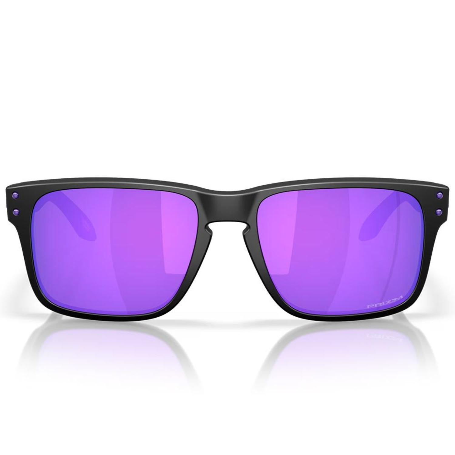 Óculos De Sol Oakley Holbrook S Matte Black Prizm Violet - Foto 3