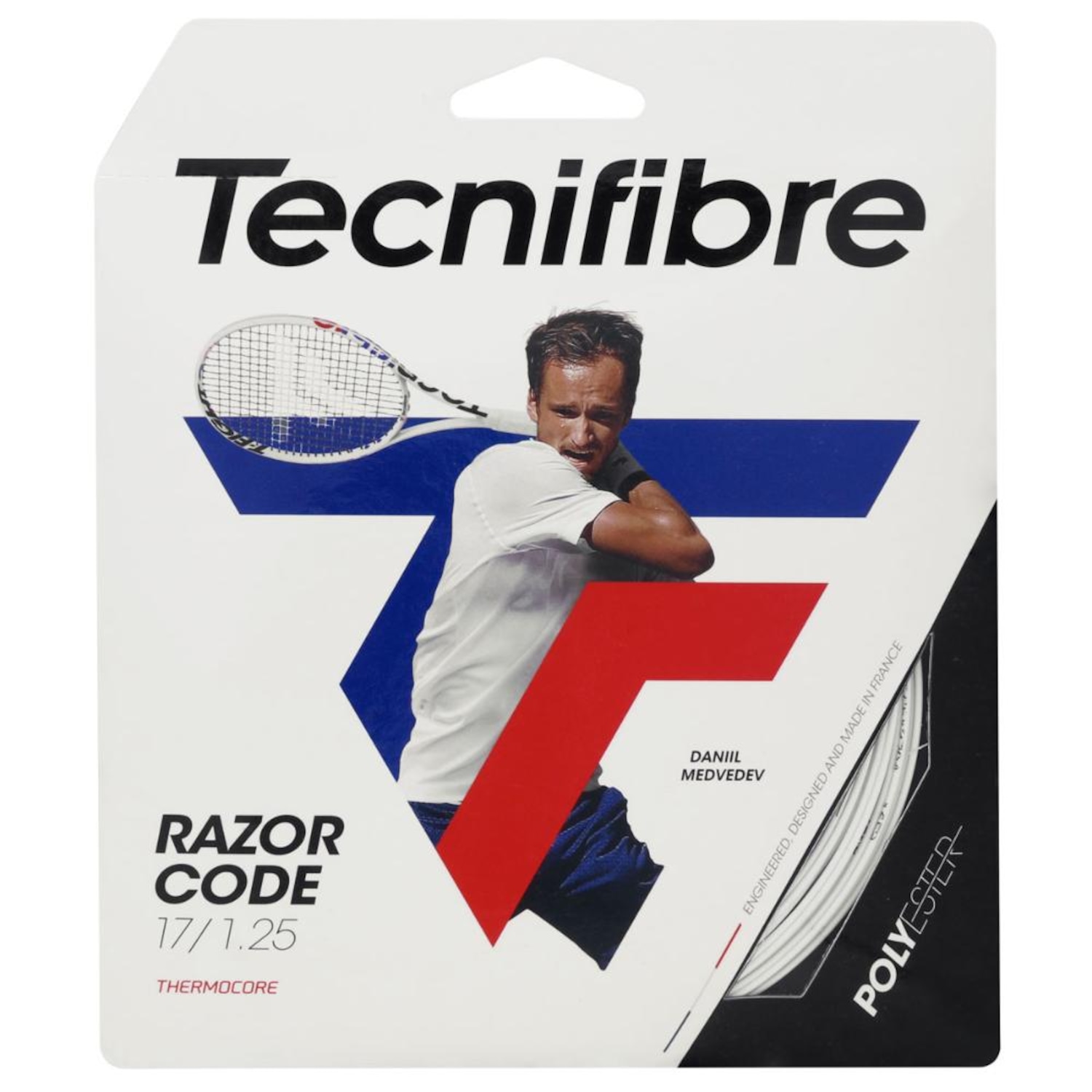 Corda Tecnifibre Razor Code 17 1.25mm Set Individual - Foto 1