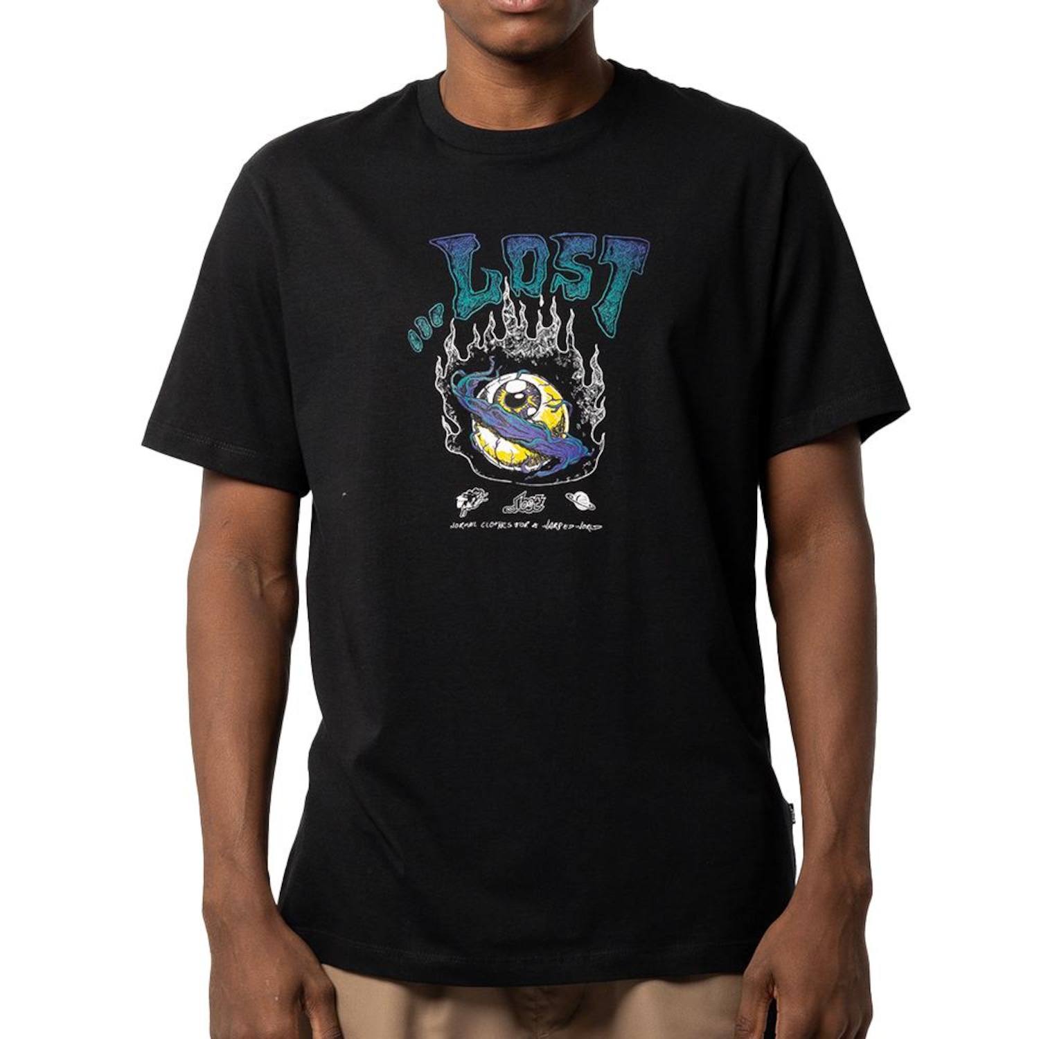 Camiseta Lost Saturn Eye - Masculina - Foto 1