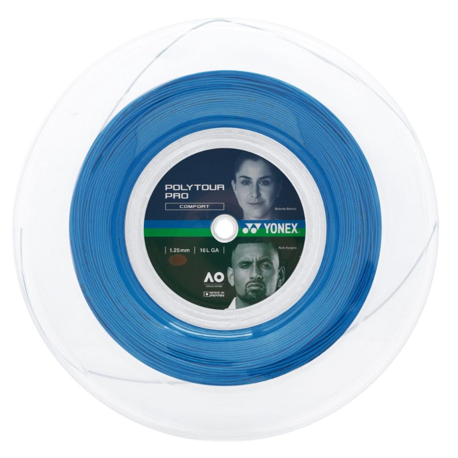 Corda Yonex Polytour Pro 16L 1.25mm Rolo com 200 metros - Foto 1