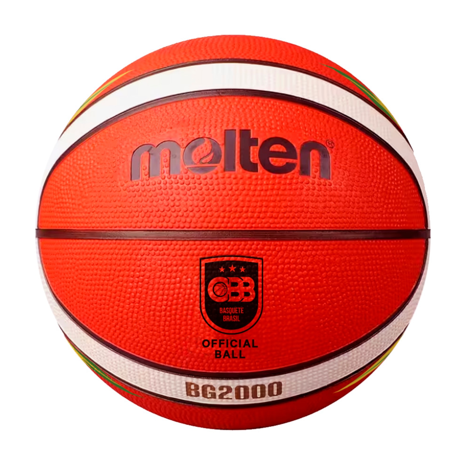 Bola De Basquete Molten Bg2000br T5 Cbb Basketball Rubber Cover - Infantil - Foto 1