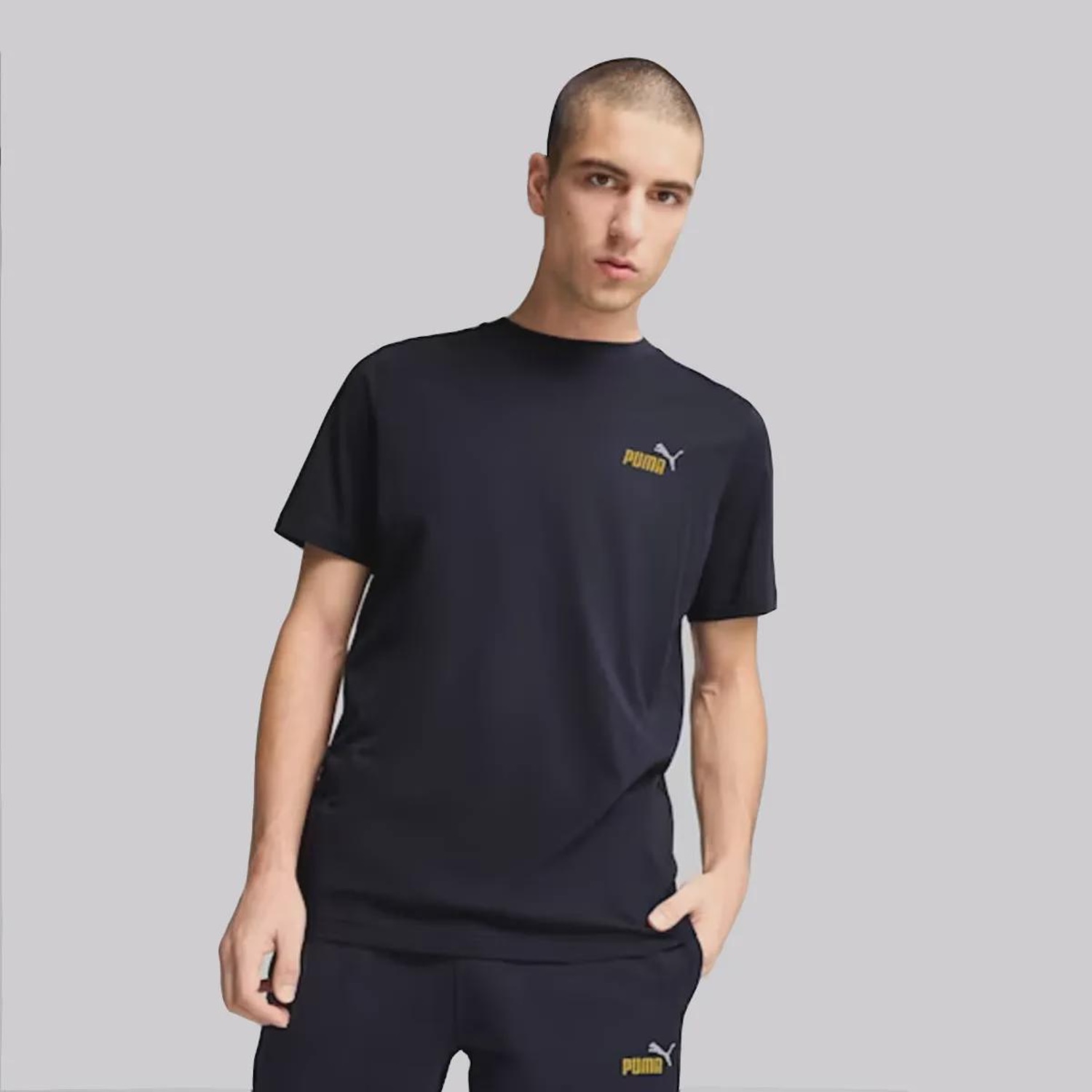 Camiseta Puma ESS 2 Color Small NO. 1 - Masculina - Foto 1