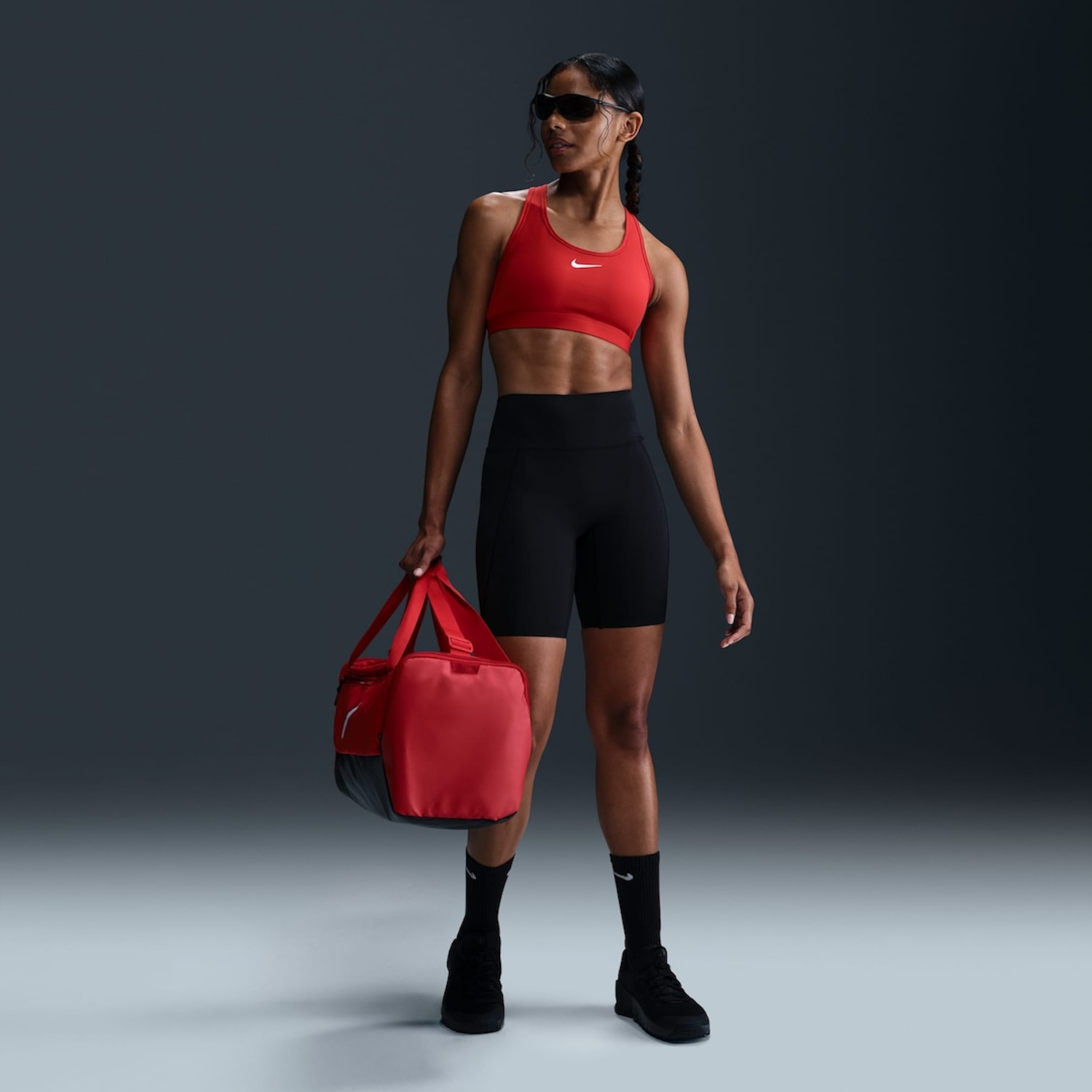 Shorts Nike Dri-FIT Universa 8IN - Feminino - Foto 1