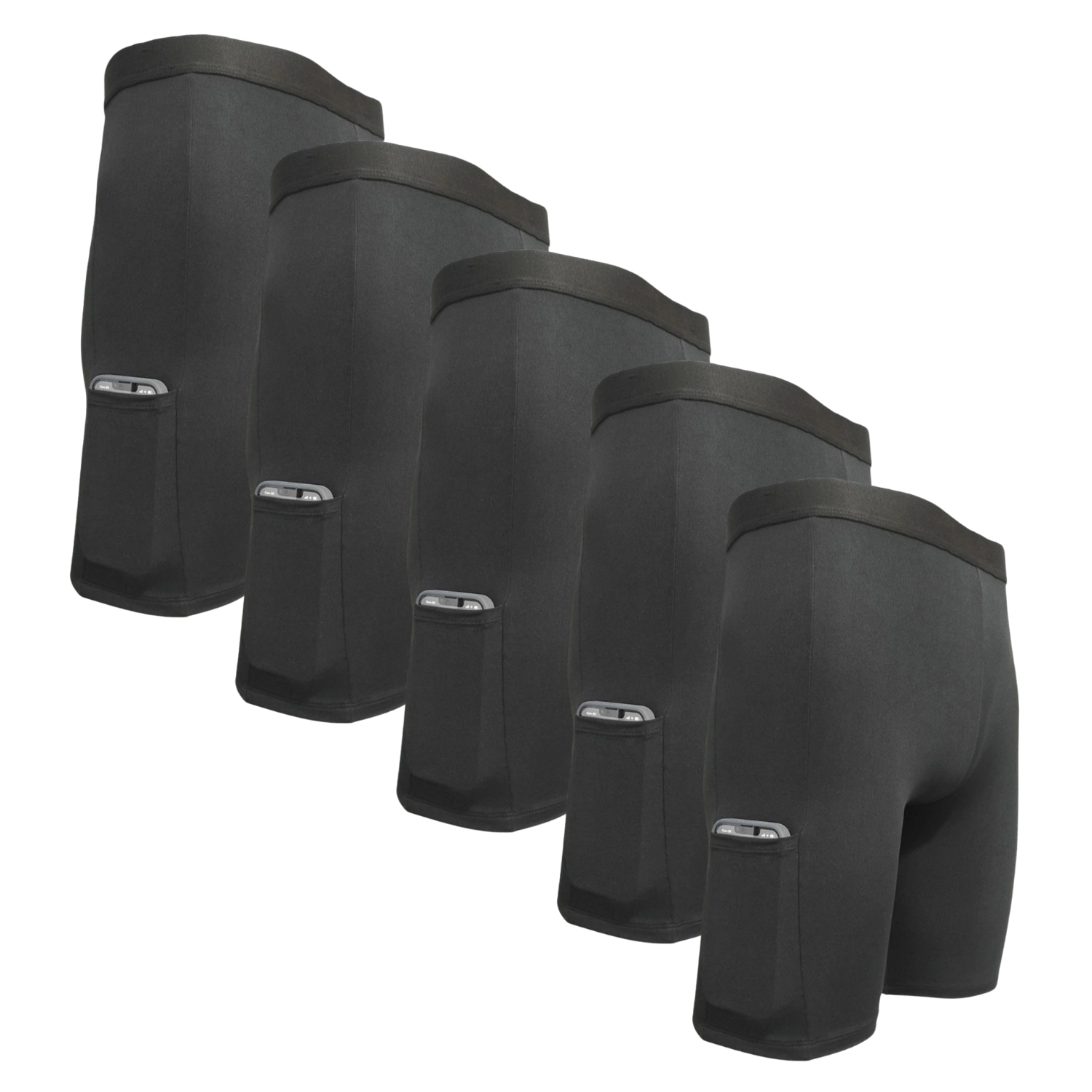 Short Térmico Fristyle Segunda Pele Ciclista Com Proteção Uv 5 Unidades - Adulto - Masculino - Foto 1