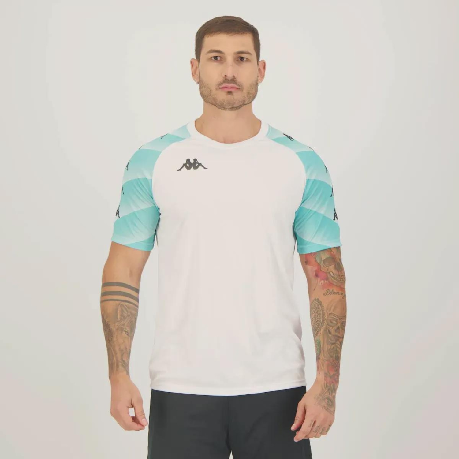 Kit 2 Camisas Kappa Raglany - Masculina - Foto 2